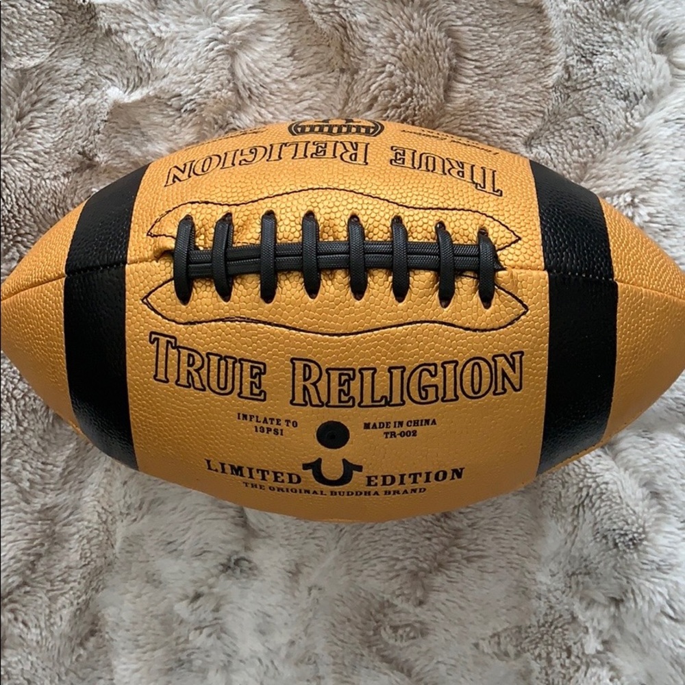 Limited Edition Gold True Religion Football